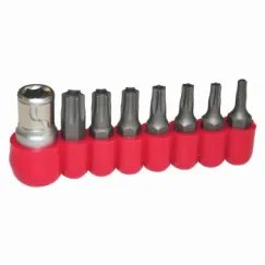 BIT SET TAMPERPROOF TORX - 8 PC.